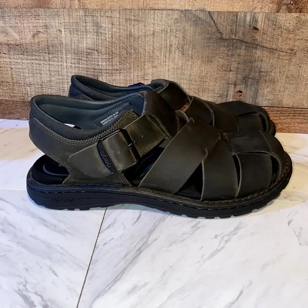Abeo B.I.O. System Brandon Leather Black Size 8